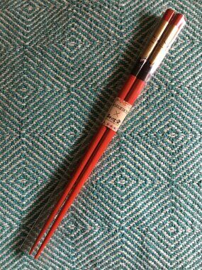 NEW Sakuraco x Wagokoro Do Red Wakasa Lacquer Chopsticks Made In Japan 🥢